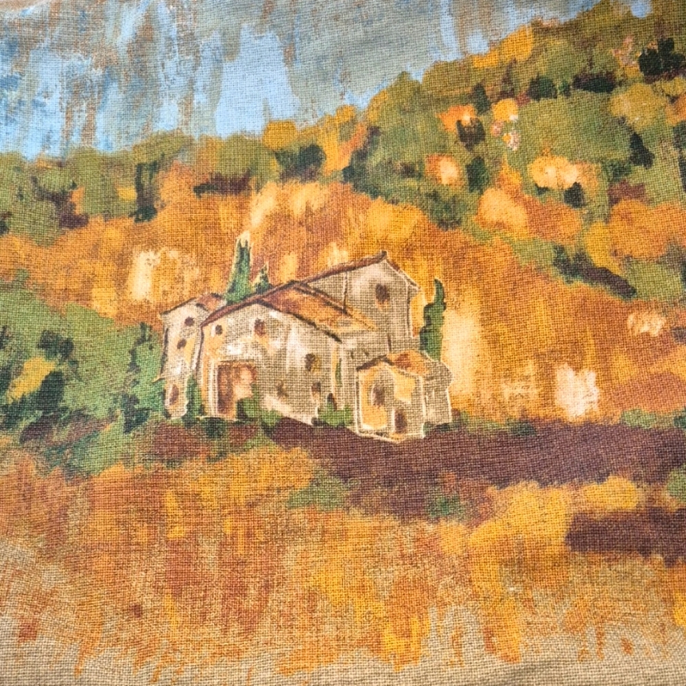 Potterybarn Pillow Sham Tuscan Motif